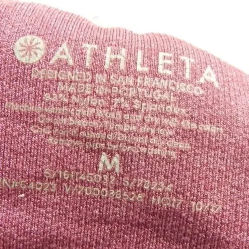 Athleta Mauve Mesh Around Sports Bra